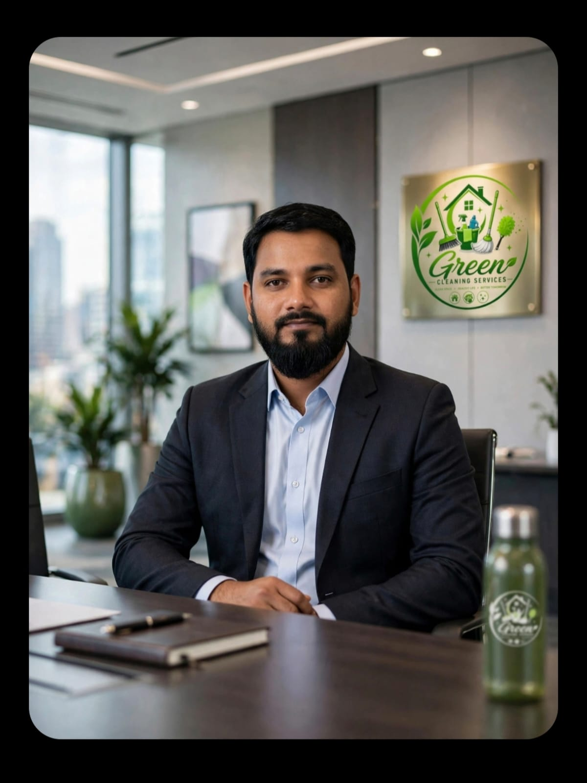 Mohammed Agasimani, founder of Green Cleaning Services Goa